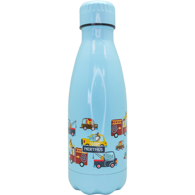nerthus kitchenware Botella de doble pared de acero inoxidable 350 ml Coches