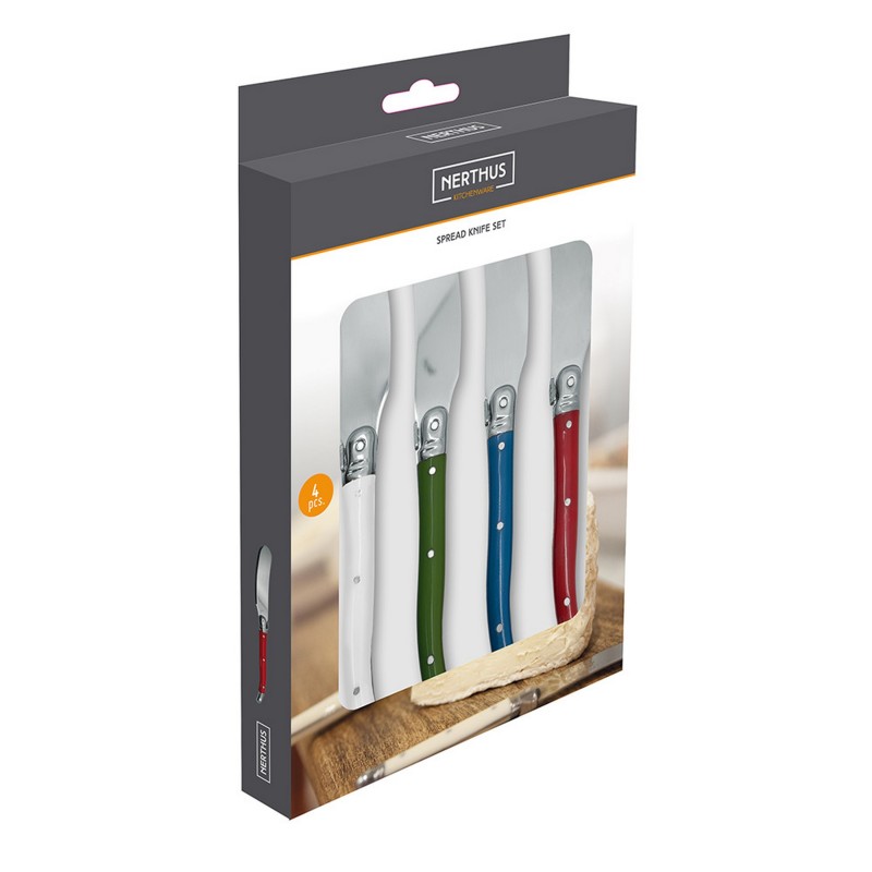 nerthus kitchenware Juego de 4 cuchillos para untar Ofertas especiales