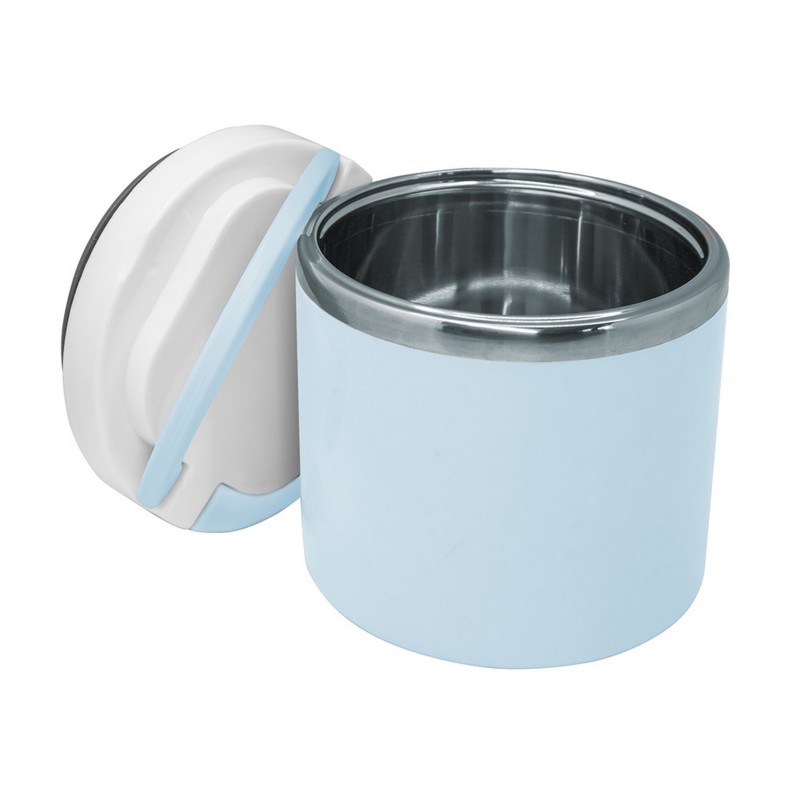 nerthus kitchenware Termo doble Pared Acero Inoxidable Azul Pastel 700 ml En oferta