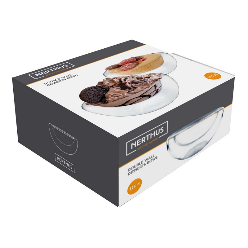 nerthus kitchenware Bol Helados 175 ml Doble Pared Ideal para Postres Oferta exclusiva