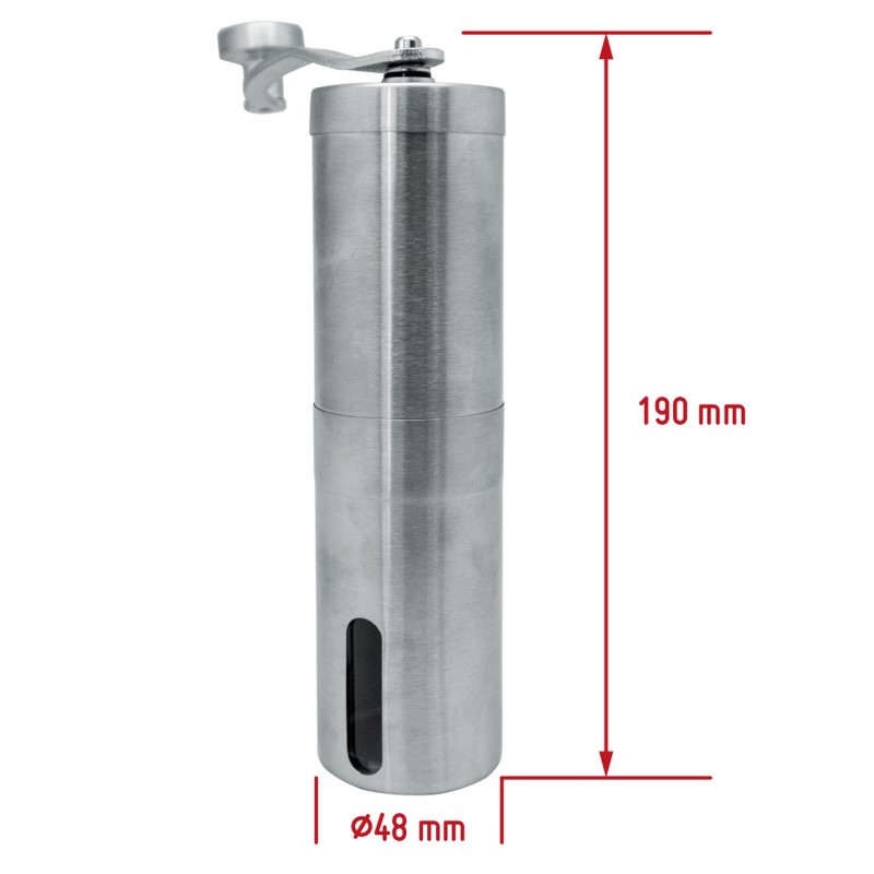nerthus kitchenware Molinillo de café manual ACERO Ventas relámpago