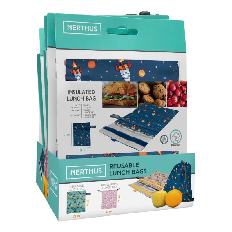 nerthus kitchenware Bolsa isotermica reutilizable para el almuerzo Espacio Ahorra y exporta