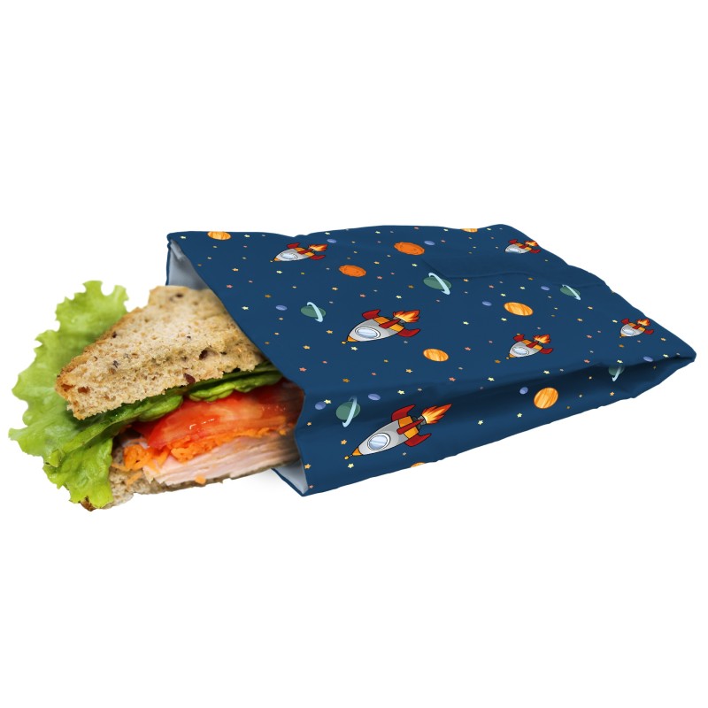 nerthus kitchenware Bolsa para Sandwich Reutilizable Espacio Última moda