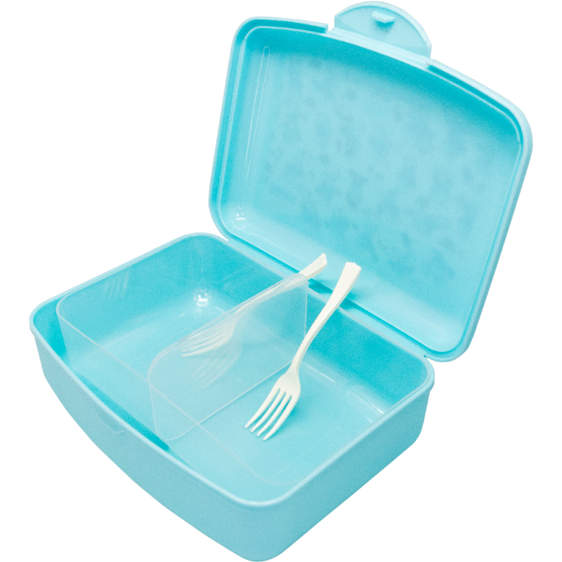 nerthus kitchenware Fiambrera Infantil Coches con 2 divisores y tenedor Coches Grandes ahorros