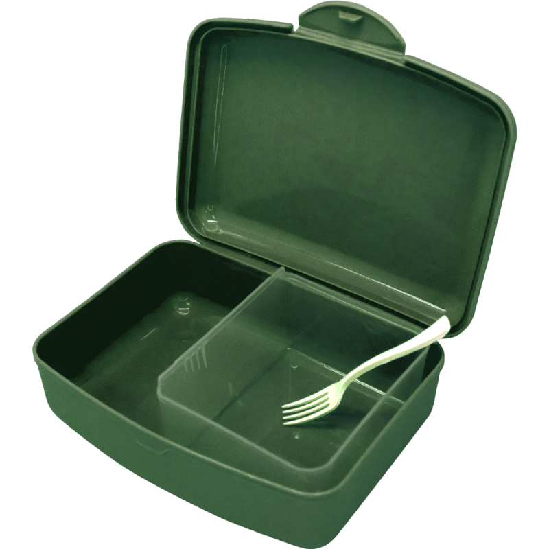 nerthus kitchenware Fiambrera Infantil Futbol con 1 divisor y tenedor Futbol Devoluciones gratuitas