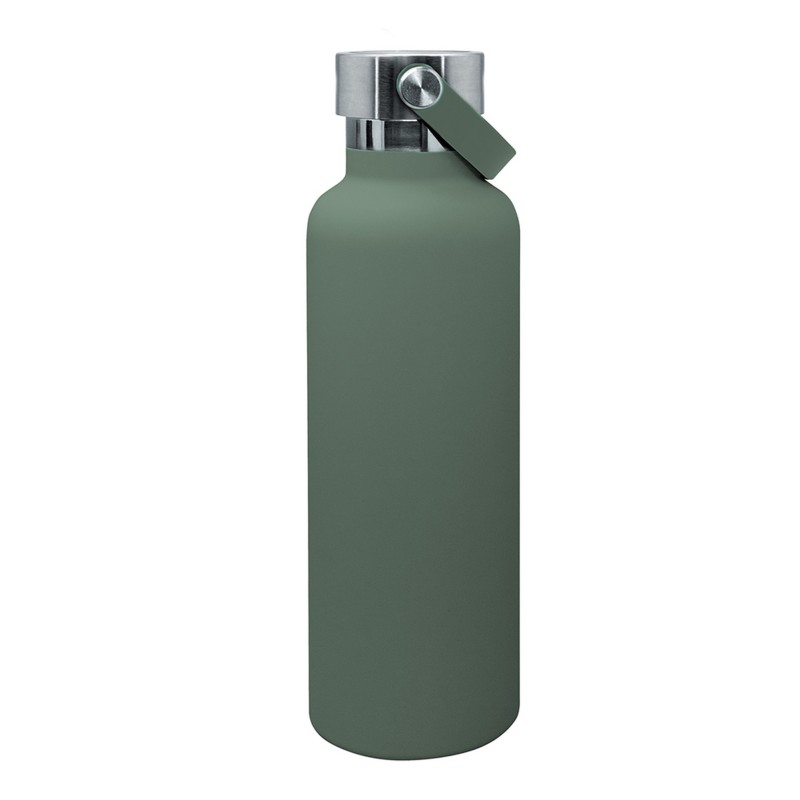nerthus kitchenware Botella Sport VERDE militar 750ml doble pared