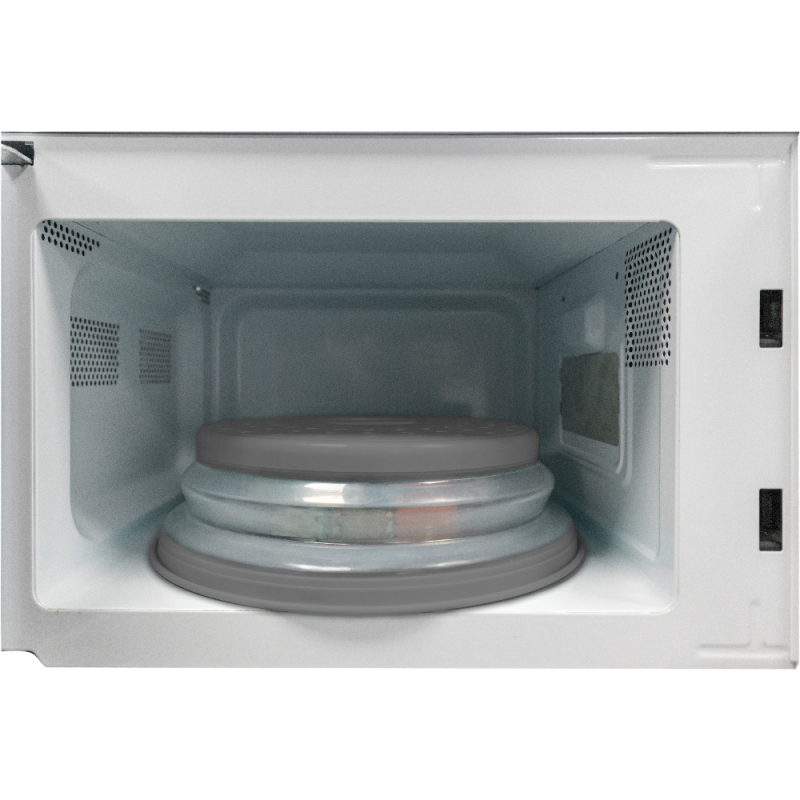 nerthus kitchenware Tapa Plegable Multifuncional para Microondas con Protección Antisalpicaduras Gris Último día
