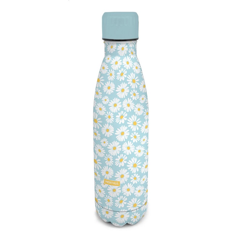 nerthus kitchenware Botellas de Doble Pared de Acero inoxidable - 500 ml Margaritas
