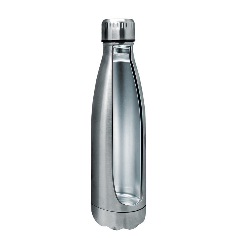nerthus kitchenware Botellas de Doble Pared de Acero inoxidable - 500 ml Inox Mejor oferta