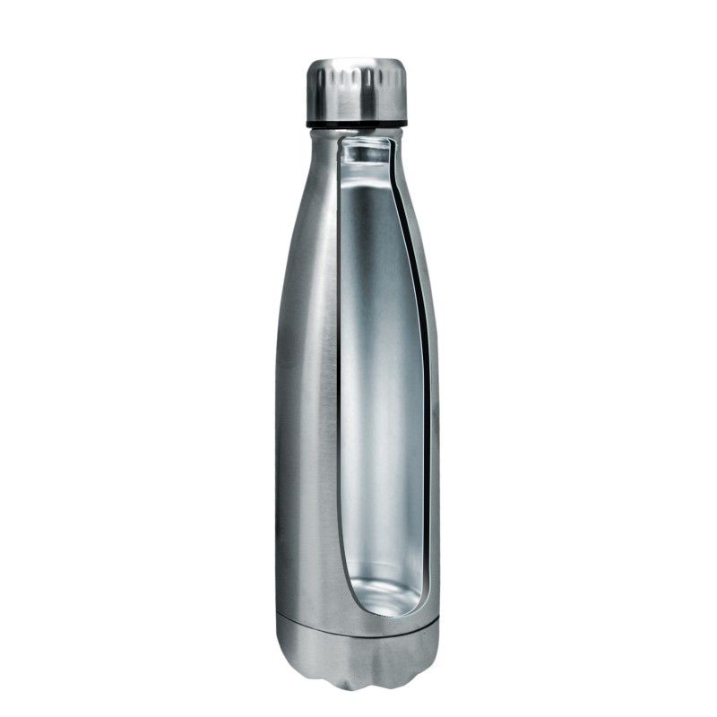 nerthus kitchenware Botellas de Doble Pared de Acero inoxidable - 500 ml Inox Mejor oferta