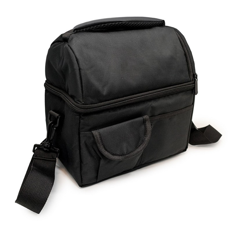 nerthus kitchenware Bolsa Porta Alimentos Con Doble Piso color Negro Rebajas top