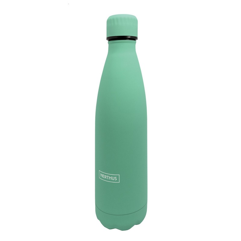 nerthus kitchenware Botellas de Doble Pared de Acero inoxidable - 750 ml Turquesa