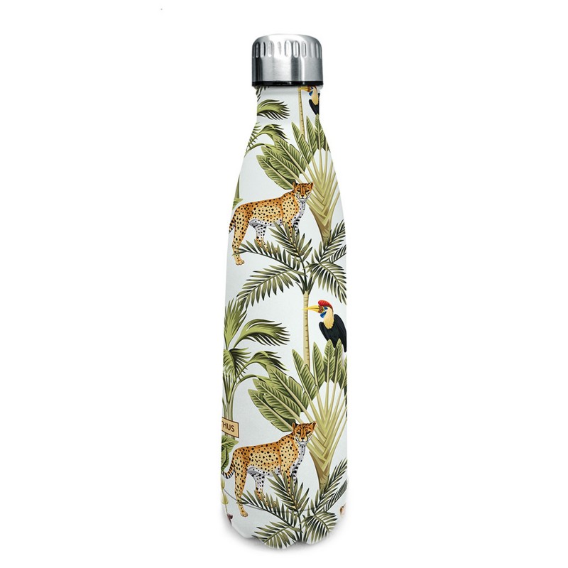 nerthus kitchenware Botellas de Doble Pared de Acero inoxidable - 750 ml Selva