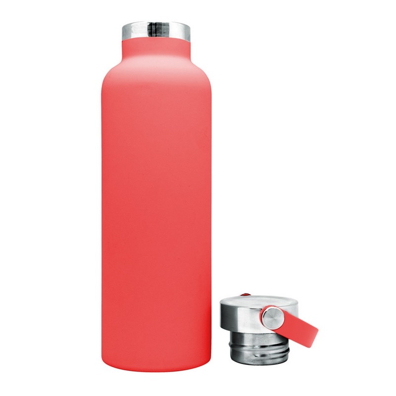 nerthus kitchenware Botellas Sport con Asa de Doble Pared Acero Inoxidable Coral 750 ml Devoluciones gratuitas