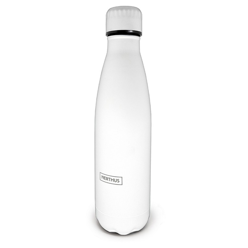 nerthus kitchenware Termo Doble Pared Vintage de Acero Inoxidable Color Blanco 500 ml Ofertas