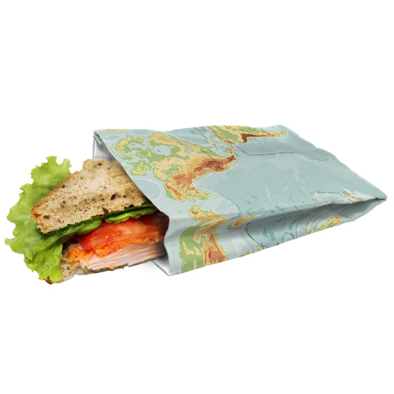 nerthus kitchenware Bolsa sandwich mapa