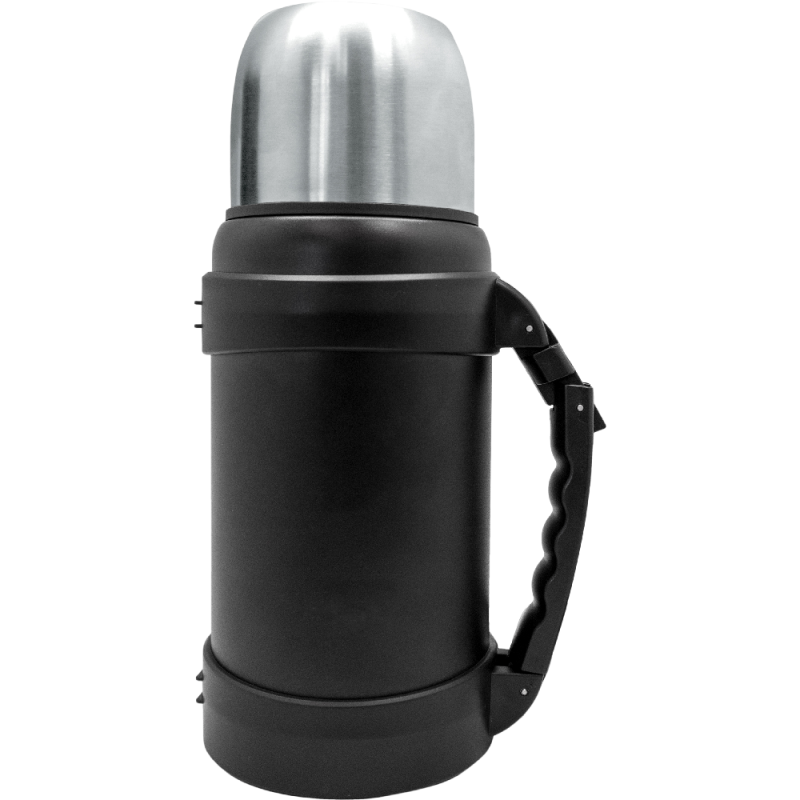 nerthus kitchenware Termo Doble Pared Acero Inoxidable 1300ml Color Negro