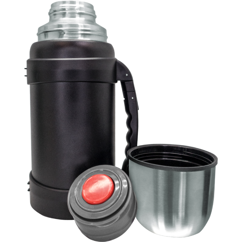 nerthus kitchenware Termo Doble Pared Acero Inoxidable 1300ml Color Negro Mejor oferta