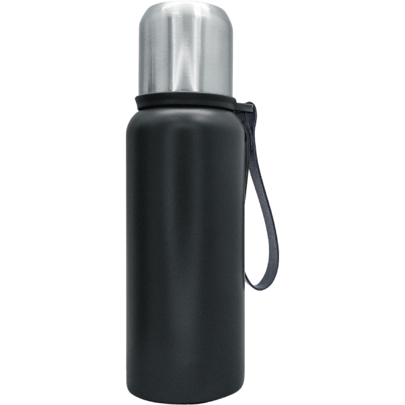 nerthus kitchenware Termo Doble Pared Acero Inoxidable 500ml Color Negro
