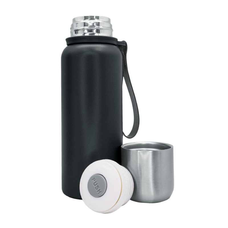 nerthus kitchenware Termo Doble Pared Acero Inoxidable 500ml Color Negro Rebajas top