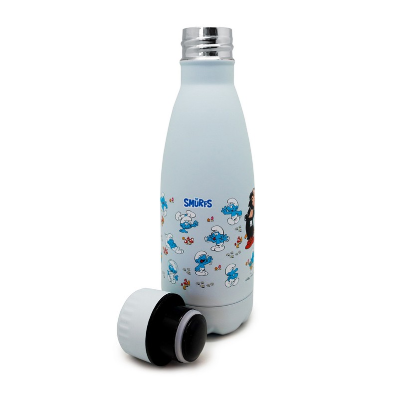 nerthus kitchenware Botella Pitufos BLANCA 350ml doble pared COMPRAR AHORA