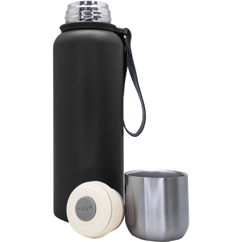 nerthus kitchenware Termo Doble Pared Acero Inoxidable 750ml Color Negro Envío internacional gratuito