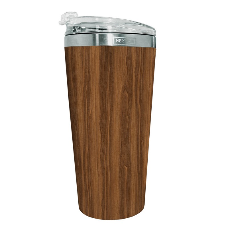nerthus kitchenware Termo Café Doble Pared - Madera Oferta exclusiva