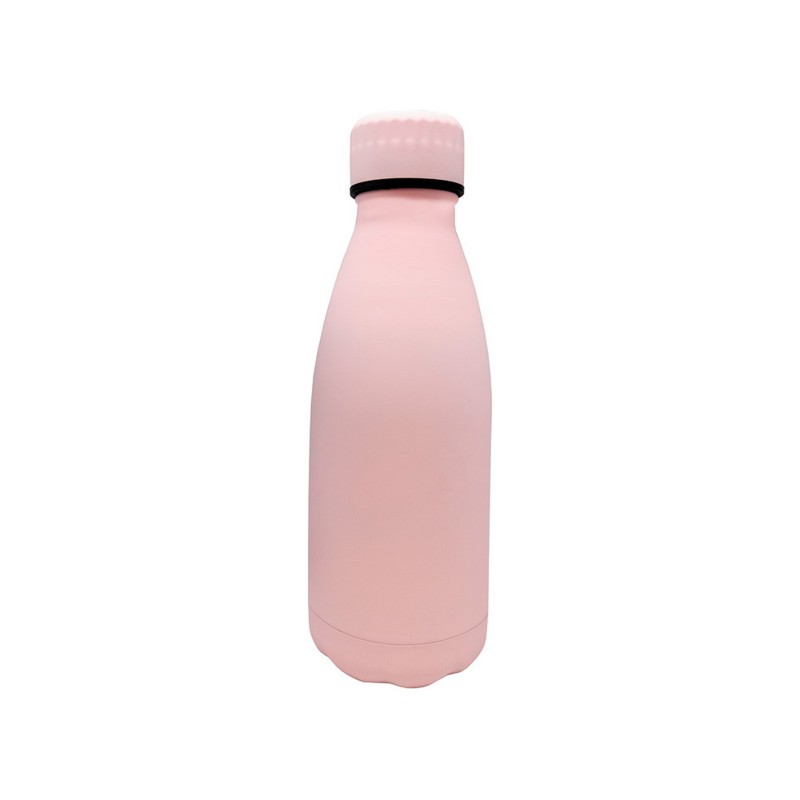 nerthus kitchenware Botellas Doble Pared Acero Inoxidable Rosa Pastel 350 ml Ofertas