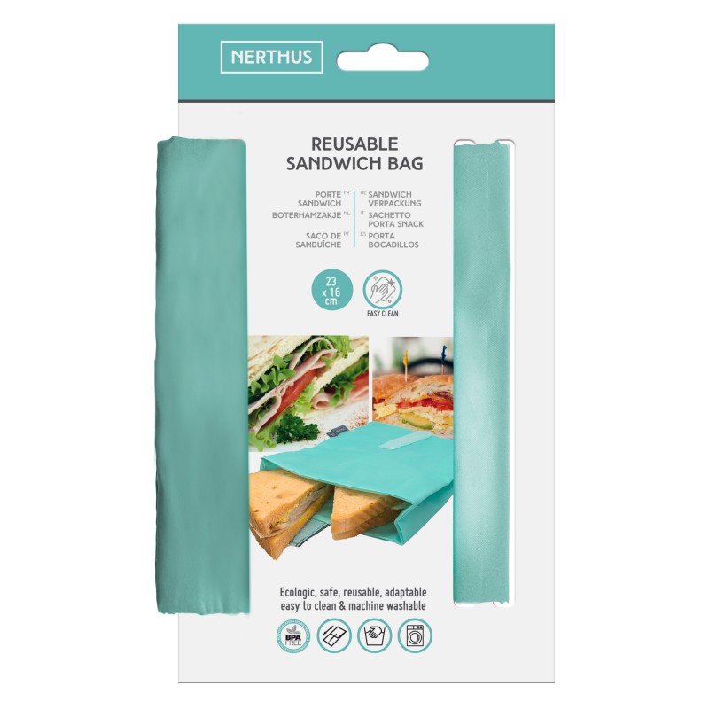 nerthus kitchenware Porta sandwich xl turquesa Últimos 2 días