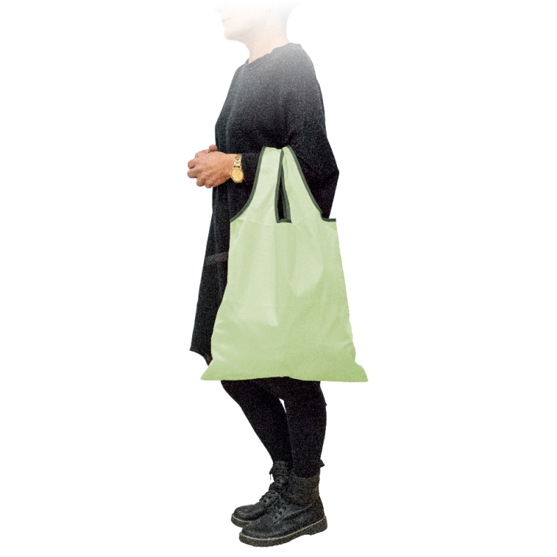 nerthus kitchenware Bolsa de Compra Plegable con cierre elástico Verde Oferta exclusiva