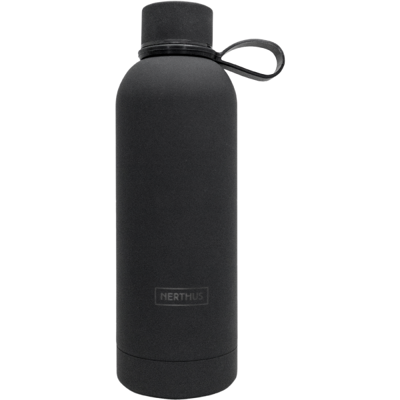 nerthus kitchenware Botella Doble Pared Urban Series 500 ml Negra