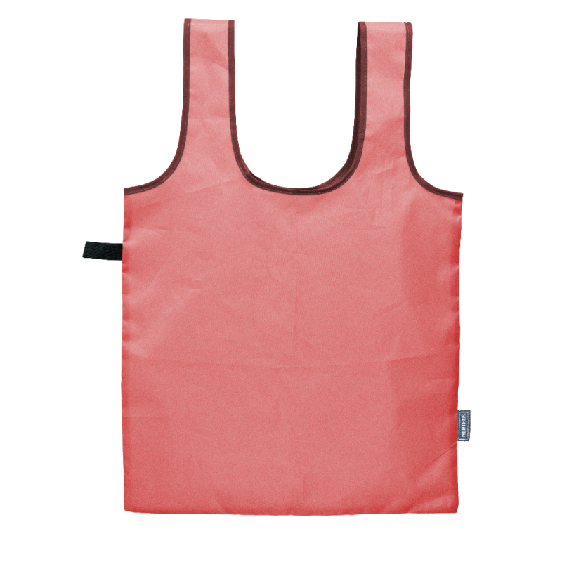 nerthus kitchenware Bolsa de Compra Plegable con cierre elástico Roja
