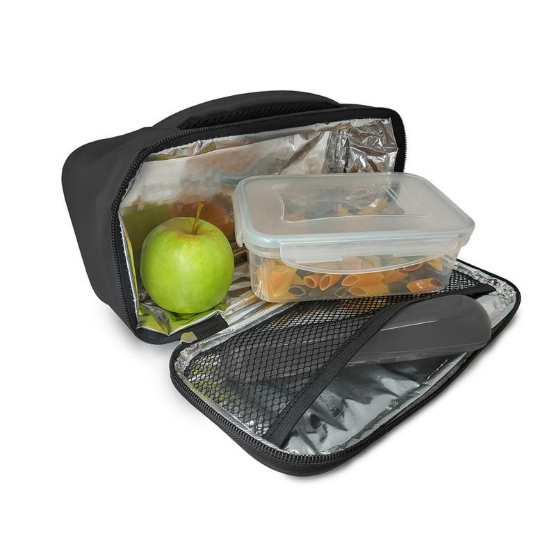 nerthus kitchenware Lunch Bag Negra Rectangular Rebajas