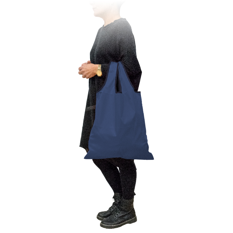 nerthus kitchenware Bolsa de Compra Plegable con cierre elástico Marino Rebajas top