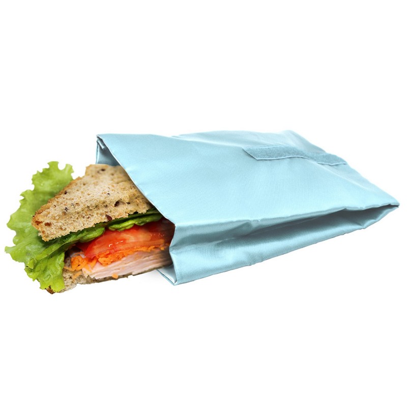 nerthus kitchenware Bolsa Reutilizable para Sandwich Azul Pastel Envío gratis