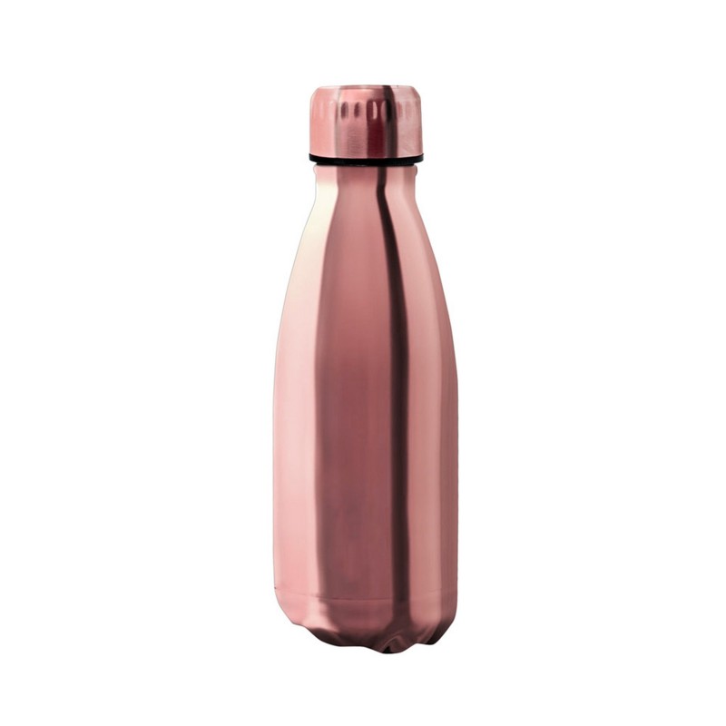 nerthus kitchenware Botellas Doble Pared Acero Inoxidable Oro Rosa 350 ml Últimos 3 días