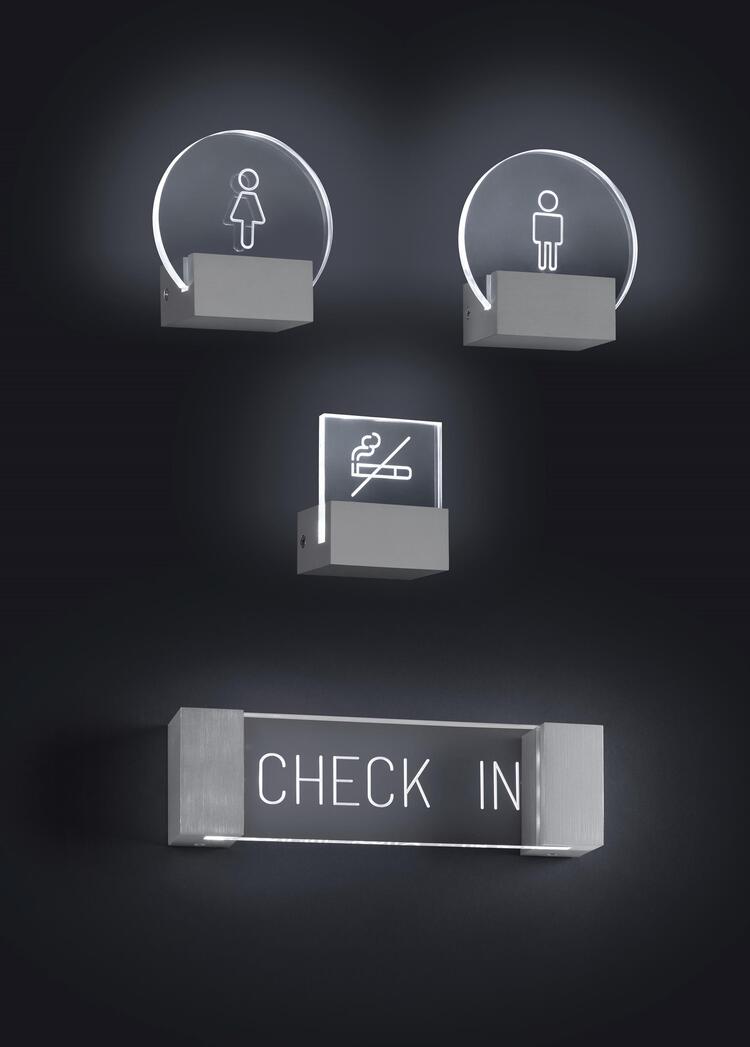 pujol iluminación A-920 ESPAplique para señalización en LED. Diseño personalizado Último día