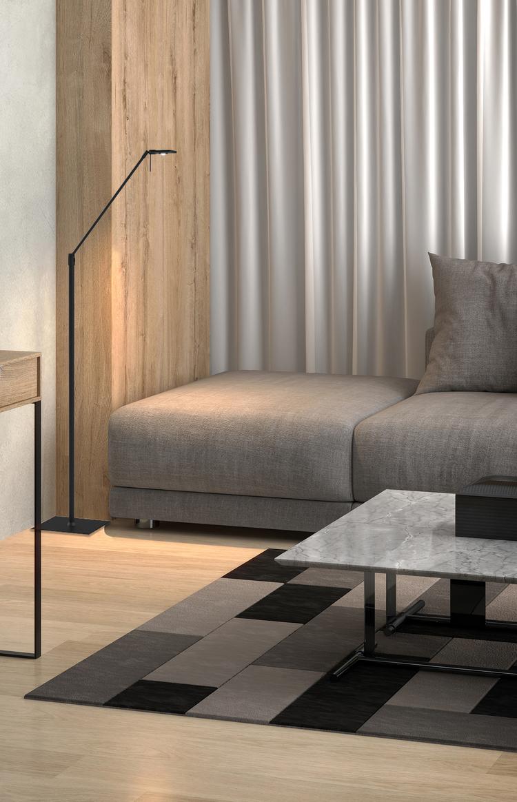pujol iluminación P-76Pie de salón LED Última moda