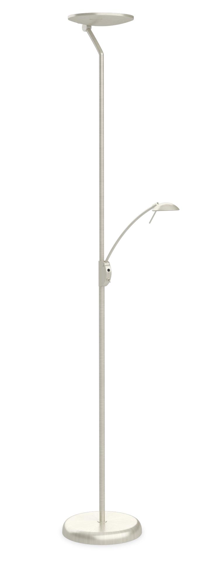 pujol iluminación P-801 LEDPie de salón LED regulable con brazo de lectura
