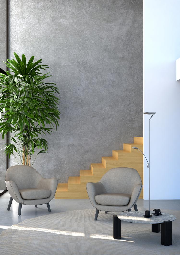 pujol iluminación P-801 LEDPie de salón LED regulable con brazo de lectura Ofertas