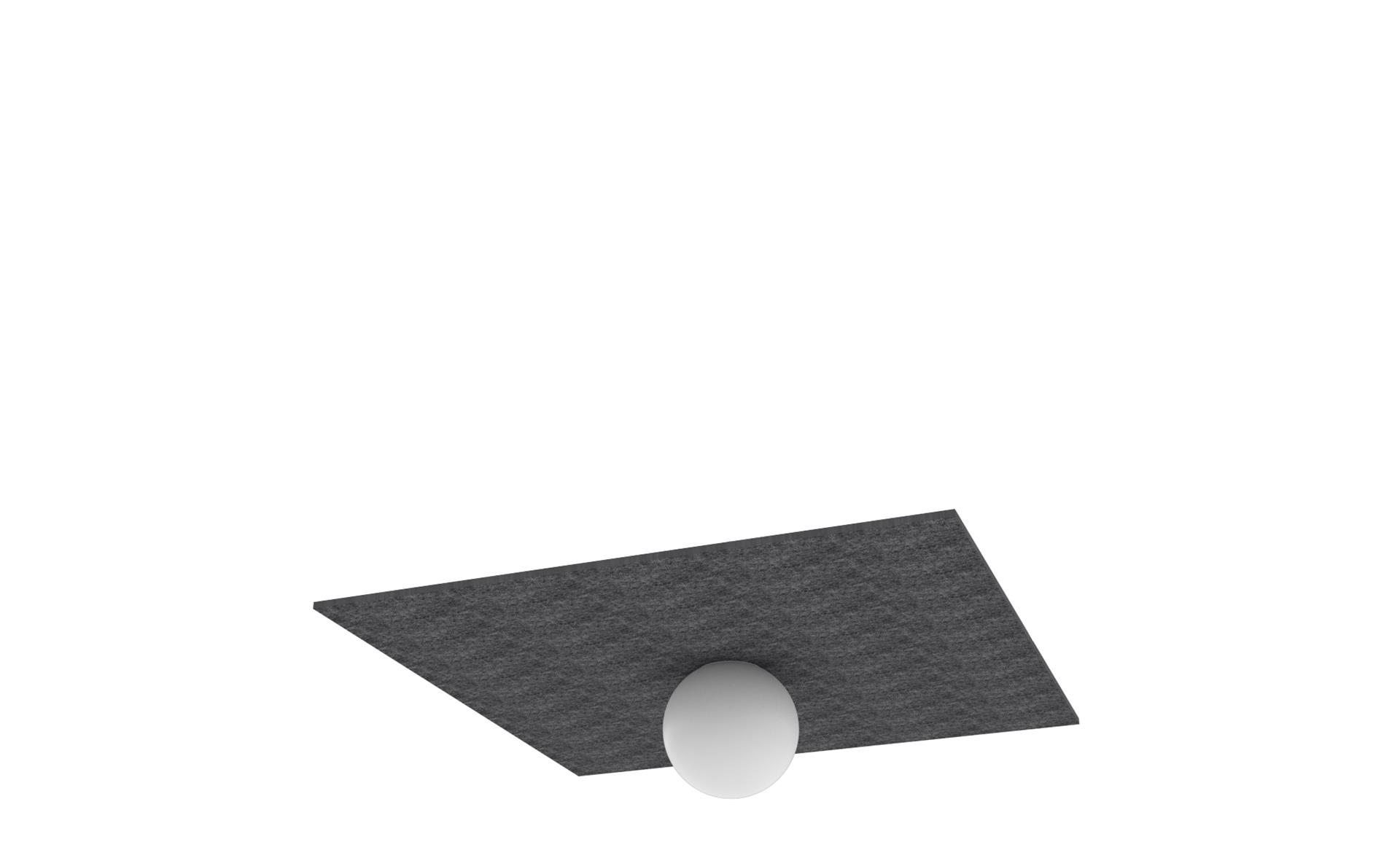 pujol iluminación PL-236/80Plafon acustic 800X800 y bola Ø150