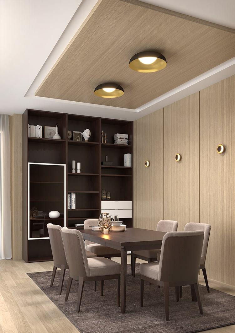pujol iluminación PL-246Plafón E-27 con cristal En oferta