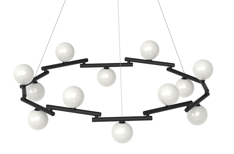 pujol iluminación C-240/10Colgante 10 spheres Ø150 LED E27 Precios de Black Friday
