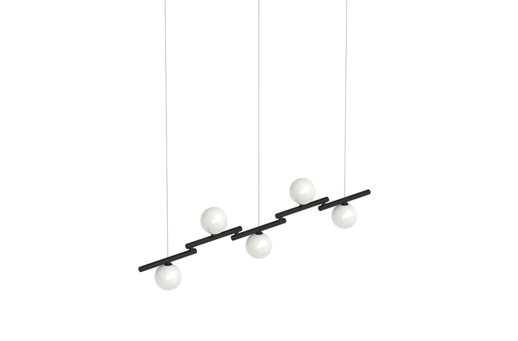 pujol iluminación C-237/5Colgante 5 spheres Ø150 LED E27 En oferta