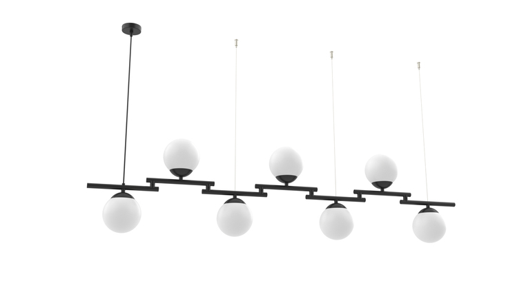 pujol iluminación C-237/7Colgante 7 spheres Ø150 LED E27 Libre de impuestos