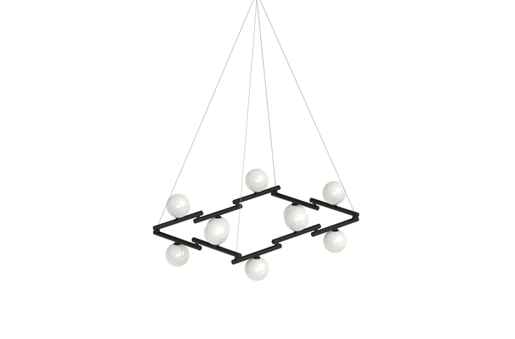 pujol iluminación C-239/10Colgante 10 spheres Ø150 LED E27