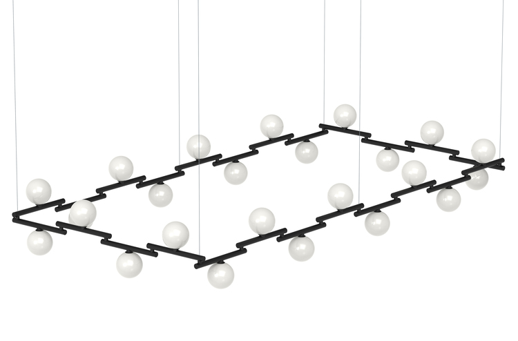 pujol iluminación C-239/24Colgante 24 spheres Ø150 LED E27