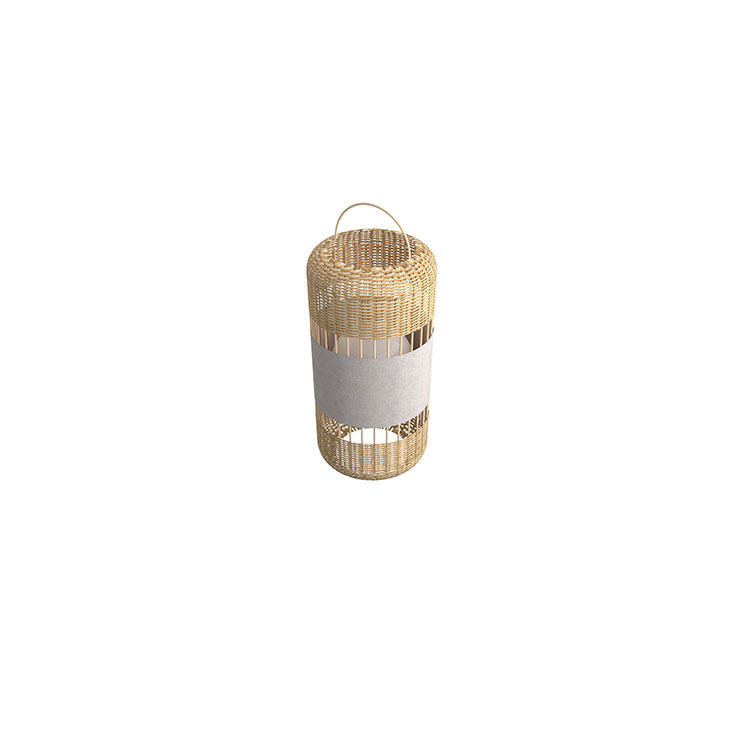 pujol iluminación MIS-02-20Sobremesa fibras naturales Ø200 Alto 300 LED E27
