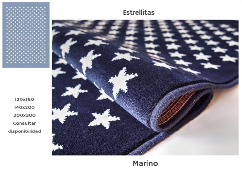 sualsa Alfombra acrílica diseño infantil colorido atractivo. ESTRELLAS Última moda