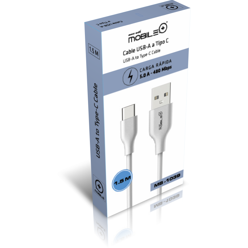 thulos Cable de carga rápida y transmisión de datos USB-A a Tipo-C longitud de cable: 1 m 1.5 m ó 2 m. MOBILE+ Precio de fábrica